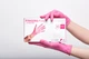 Рукавиці нітрилові рожеві Fingers Pink, 100шт., Ceros, розмір XS - зображення 1