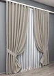 Комплект штор VR-Textil Блекаут двосторонній Scandi № 1905ш Тауп 150х270 см 2 шт (33-0938) - зображення 3