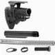Приклад для M16/M4/AR15 FAB Defense + Комплект буфера Чорний - зображення 1