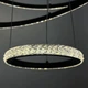Люстра светодиодная подвесная LUMINARIA JULIE CRYSTAL 75W 3R 600х1100 BLACK/CLEAR / LED светильник (с пультом) - изображение 4