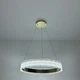Люстра светодиодная подвесная LUMINARIA ERIKA 65W R485 GOLD / LED светильник (с пультом) - Уцінка - изображение 7
