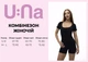 Комбинезон женский спортивный U:na GRACE черный 345617_S-M - изображение 5