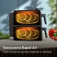Мультипечь Philips Ovi Stacked Dual Basket NA462/70 - изображение 4