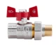 Кран шаровой "Американка" Thermo Alliance Standart 1/2"ВН прямой, латунь, PN40, бабочка SD220NW15PN40 - изображение 2