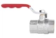Кран шаровой Thermo Alliance Standart 3/4" ВВ прямой, никель, PN40, рычаг SD600NW20PN40 - изображение 2