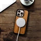 Накладка SkinBacker Wood для Apple iPhone 16 Pro Римская оливка (80155) - изображение 3