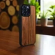 Накладка SkinBacker Wood для Apple iPhone 15 Pro Палисандр (80146) - изображение 1