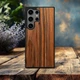 Накладка SkinBacker Wood для Samsung Galaxy S24 Ultra Палисандр (80168) - изображение 2
