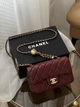 Сумка женская Classic 1.55 Small Single Flap Premium бордовый через плече - изображение 1