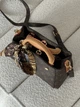Сумка Louis Vuitton Braided Handle Montaigne Handbag Monogram mini коричневый клатч Луи Виттон MDR - изображение 4