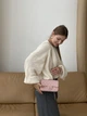 Сумка жіноча Classic 1.55 Small Single Flap Premium рожевий через плече - зображення 2