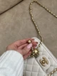 Сумка женская Classic 1.55 Small Single Flap Premium молочный через плече - изображение 3