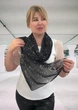 Жіночий шарф хустка шифоновий Notes 148 см*45 см - зображення 4