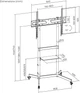 Напольная cтойка для телевизора ITech T1044TE 55"-100" - изображение 8