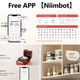 Термопринтер для друку етикеток NIIMBOT B21 + етикетки T50*30 у комплекті (Red) - изображение 9