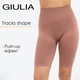 Треки жіночі безшовні з моделюючим швом Giulia TRACKS SHAPE S/M Brown-mokko спортивні велосипедки - зображення 1