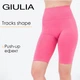 Жіночі безшовні треки Giulia TRACKS SHAPE S/M з Push-up ефектом, моделюючим швом, високою посадкою, рожеві Pink-bubblegum - зображення 1