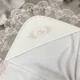 Крижма для хрещення дівчинки Янголятко 90х90 біла - зображення 8
