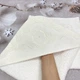 Махровая крыжма для крещения Елизавета 100х100 см молочная - изображение 9
