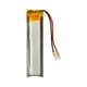 Аккумулятор 801350P универсальный с контроллером, 8 х 13 х 50 мм (500 mAh) для TWS наушников, GPS, Bluetooth колонок - изображение 2