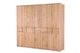 Шафа гардеробна VERO 5-дверна, масив дикого дуба/ДСП 256х223х63 см. - зображення 1