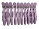 Зажим для волос «Крокодил» пластиковый (лиловый) Zauber-manicure 06-092B-10 - изображение 2