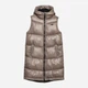 Теплый жилет удлиненный женский 4F Vest F074 4FAW23TVESF074-82S S Коричневый (5904698481019) - изображение 7