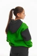 Дитячий спортивний утеплений костюм Kindamor Active Heat Grey/Green, фліс для дівчинки 116 см сірий із зеленим - зображення 6