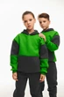 Дитячий спортивний утеплений костюм Kindamor Active Heat Grey/Green, фліс для дівчинки 116 см сірий із зеленим - зображення 11