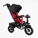 Детский трехколесный велосипед Best Trike 6088 F надувные/фара, с USB, пультом, родительской ручкой (Красно-черный) - изображение 2