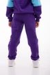 Детский спортивный утепленный костюм Kindamor Warm Beauty Purple для девочки, флис 140 см фиолетовый с розовым - изображение 6