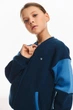 Дитячий спортивний утеплений костюм Kindamor Little Explorer Blue/Dark Blue, фліс, на змійці, для дівчинки 122 см блакитний з синім - зображення 7