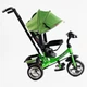 Детский трехколесный велосипед Best Trike 6588 пена/фара, с родительской ручкой (Зеленый) - изображение 2