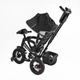 Детский трехколесный велосипед Best Trike 3390 надувные/фара, с USB, пультом, родительской ручкой (Черный) - изображение 3