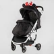 Прогулянкова коляска Joy Elegans A-12295 (Чорно-червоний) - зображення 5