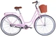 Велосипед городской 28 дюймов Dorozhnik Retro Velosteel 2025 с корзиной и багажником, рама 19" (Нежно розовый) - изображение 1