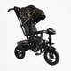 Детский трехколесный велосипед Best Trike 6088 F надувные/фара, с USB, пультом, родительской ручкой (Золотистый) - изображение 2