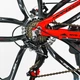 Велосипед горный алюминиевый CORSO «Spider» 26 дюймов, литые диски, рама 13" (Черно-красный) - изображение 7