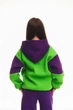 Дитячий спортивний утеплений костюм Kindamor Active Heat Purple/Green, фліс для дівчинки 122 см фіолетовий із зеленим - зображення 7