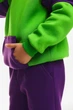 Детский спортивный утепленный костюм Kindamor Active Heat Purple/Green, флис для мальчика 116 см фиолетовый с зеленым - изображение 8