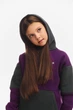 Дитячий спортивний утеплений костюм Kindamor Active Heat Grey/Purple, фліс для дівчинки 128 см сірий з фіолетовим - зображення 5
