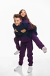 Дитячий спортивний утеплений костюм Kindamor Active Heat Purple/Blue, фліс для дівчинки 128 см фіолетовий з синім - зображення 11