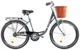 Велосипед городской 26 дюймов Ardis Lido Velosteel с корзиной и багажником, рама 16.5" (Серый) - изображение 1