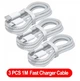 Набір кабелів 3шт. USB-C → USB-C 100W Fast Charging, 3 шт – швидка зарядка для iPhone, Samsung, Xiaomi, Huawei | Білий - зображення 7