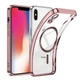 Чехол Fiji Chrome для Apple iPhone XS с MagSafe и защитой камер Rose Gold - изображение 1