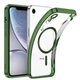 Чехол Fiji Chrome для Apple iPhone XR с MagSafe и защитой камер Green - изображение 1