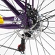 Велосипед Городской 26 дюймов Corso Viola VL-914 оборудование Shimano стальная рама 17 дюйм 21 скорость. Violet and Black (168618) - изображение 4