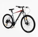 Велосипед Спортивний 29 дюймів Corso MAGNUS MG-678 обладнання Shimano алюмінієва рама 21 дюймів 27 швидкостей. Black and Red (171398) - зображення 2