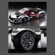 Конструктор Technol Model Lamborghini Terzo Millennio Silver (1149 деталей). - зображення 5