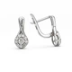 Сережки срібні фантазія з розсипом Silver Style (24201.30 sku:2300104018443) - зображення 1